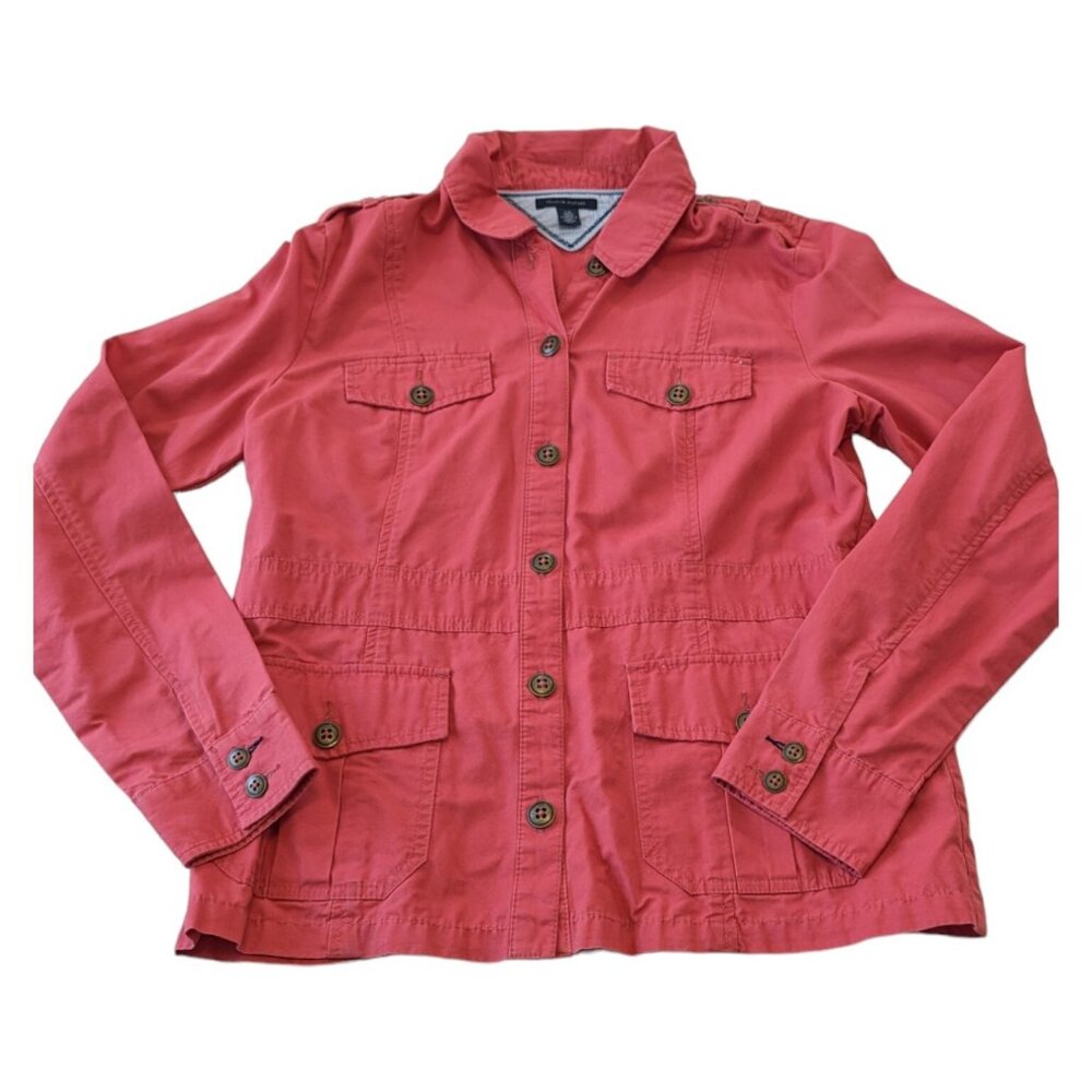 Tommy Hilfiger Pink Lightweight Womens button up sport coat